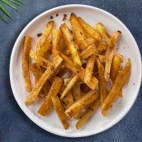 Fries On You · (Vegetarian) Idaho potato fries cooked until golden brown and garnished with salt.