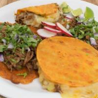 Birria Plate · Rice and beans, birria, six tortillas, onions and cilantro.
