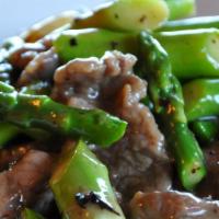 Asparagus With Chicken Or Beef · 