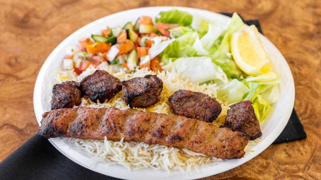 Chicken Beef Sultani · Combination of Chicken Breast and Beef Tikka. Served with rice, salad and fresh bread.