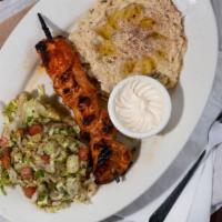 Kabob Skewer Lunch Special · Your choice of any one (1) skewer of our Kabob, Chicken/Lamb/Kafta Beef/Shrimp/Steak
Served ...
