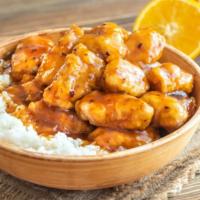 Orange Chicken · A house favorite! That citrusy, sweet and sticky sauce you love with crispy, wok fried chick...