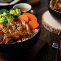 Teriyaki Chicken · Tender chicken with our signature, teriyaki sauce with just the right notes of sweet and sav...