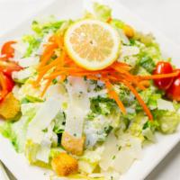 Sip Caesar Salad · Chopped romaine, Parmesan, croutons.