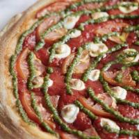 Margarita Pizza · Fresh basil and mozzarella