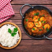 Shrimp Tikka Gravy Rice Bowl · A flavor-punch masala paste with ginger, garlic, Indian shrimp tikka masala, and much more i...