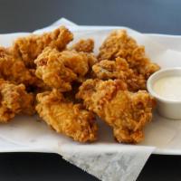 Dry Fried Wings (8Pcs) · Dry Fried Wings, Ranch Dressing on Side