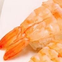 Cooked Shrimp Nigiri · Ebi.