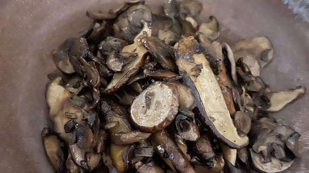 Mushroom Risotto · roasted mushrooms, shallots, mushroom jus