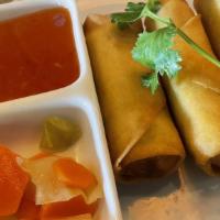 Veggie Egg Rolls · 3 rolls.