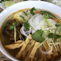 Tofu & Vegetables Pho · Vegan.