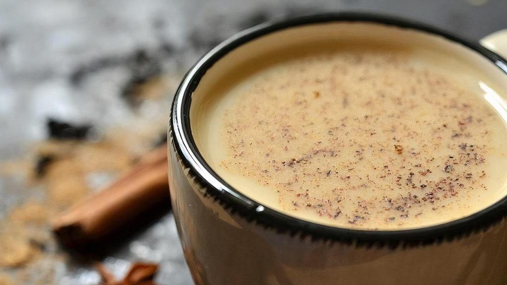 Masala Tea (Hot) · Energetic flavors in every sip. Tea dust, spices, and milk. Unsweetened.