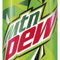 Mountain Dew! · Fresh can of Mountain Dew