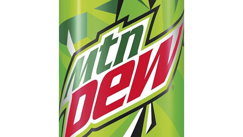 Mountain Dew! · Fresh can of Mountain Dew