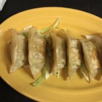 Dumplings (6) · Homemade Chicken with mixed vegetables