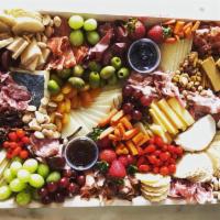 Large Cheese + Charcuterie Board · Minimum 3 hour lead time