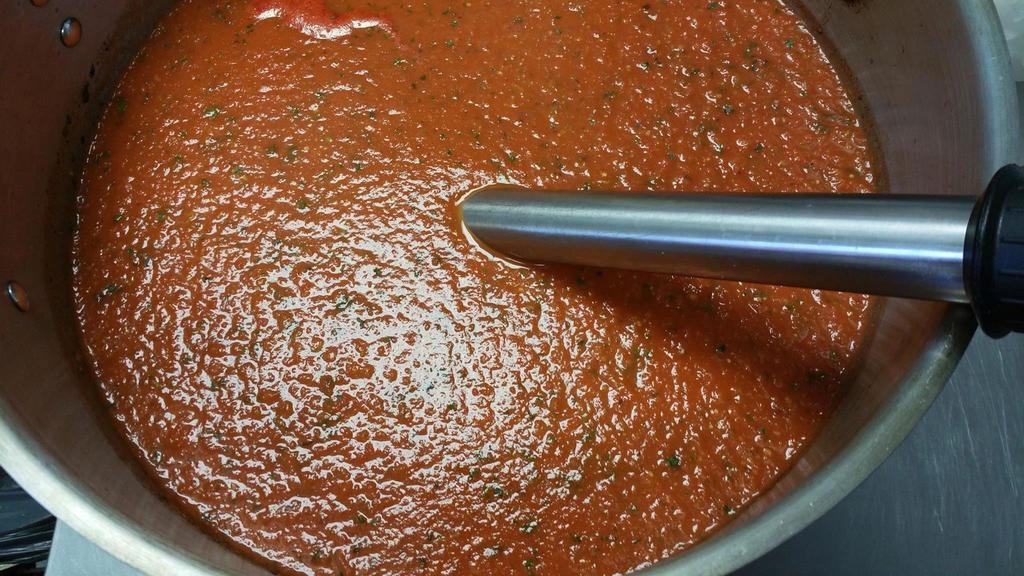 Roasted Tomato Basil · 16oz cup of soup.
Gluten Free, Dairy Free, Vegetarain