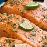Salmon · Blackened or fried with a side  and lemon butter sauce