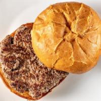 Regular Burger · Six ounces all-beef patty. With add-ons.