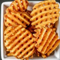 Waffle Fries · Our delicious waffle fries