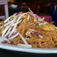 Pad Thai · Vegan, gluten free, vegetarian, spicy. Special. Ado's take on a popular Thai dish, rice nood...