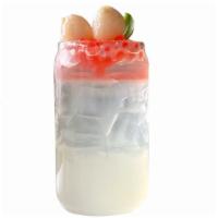 Lychee Fruit Juice(Star Jelly+Lychee Fruits+Basil) · 