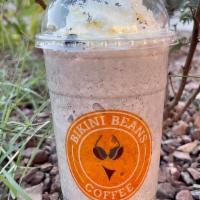 Cookies N Cream Frappe · Oreos blended with creamy white mocha.