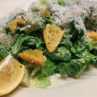 Allora Caesar · Chopped romaine lettuce, house made croutons, shaved parmigiano reggiano, with side of ancho...