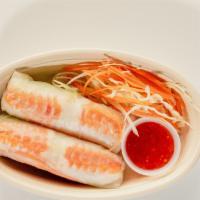 Fresh Rolls · 2 pieces. Freshly rolled with carrots, lettuce, noodles and rice paper served with peanut sa...