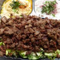 Beef Shawarma Over Salad · 