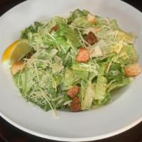 Classic Caesar Salad · Romaine hearts, Caesar dressing, croutons and Parmesan. Add diced chicken - 4 / Add Sockeye ...