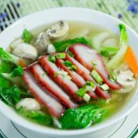 Wonton Soup · Contains pork & shrimp mixture in wontons; as wontons are prepped in the morning, modificati...