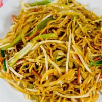 Vegetable Lo Mein · Served with soft stir-fried noodles.