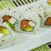 Philly Roll (8 Pcs.) · Smoked salmon, cream cheese and avocado.