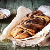 Cinnamon Bread · Perfectly baked bread, drizzled with a layer of cinnamon.