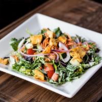 Side House Salad · Tomatoes, cucumbers, carrots, red onions, croutons
