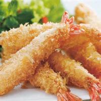 Panko Shrimp · Fried shrimp is dipped in egg and Panko crumbs. (6 pc)