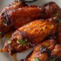 Maple Honey Chicken Wings · In House Cooked Chicken Wings, House Made Maple Honey Sauce. Ranch