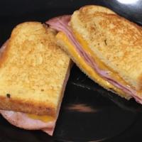 Grilled Ham And Cheese · Grilled Ham and Cheddar on Choice of Bread.