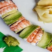 Shrimp Dragon Roll · Crab stick, avocado, cucumber / shrimp, avocado.