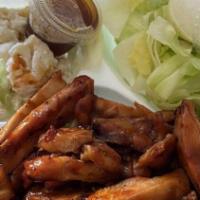 Spicy Chicken Teriyaki · Spicy. Served with salad and steamed rice.