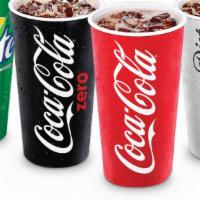 Fountain Drink (24 Oz) · RC Cola, Diet RC Cola, Dr. Pepper, 7up, Squirt, Canada Dry Ginger Ale, Sunkist Orange, Count...