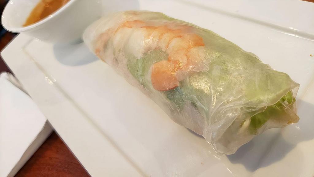 Seafood Eggrolls · Minced pork, cheese, mayonnaise, shrimp, deep sea blue crab, wrapped in thin rice paper and deep-fried until crisp.