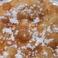 Frybread  · Choice of Toppings: honey, powder sugar, Cinnamon and Sugar