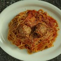 Spaghetti · Perfect al-dente spaghetti with your choice of sauce.