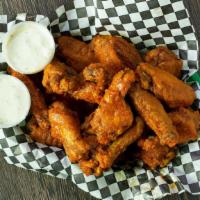 Wings · Your choice classic bone-in or boneless double deep fried to perfection, with your choice of...