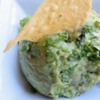 Guacamole · Enough chips, salsa and guacamole to feed 2-3 hungry folks as an appetizer.