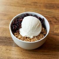 House-Made Granola · With Greek yogurt and vincent family dried cranberries.