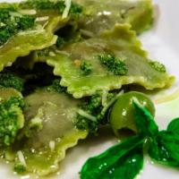 Spinach & Cheese · Served with olive oil and parmesan cheese. Add our award-winning alfredo, pesto or marinara.