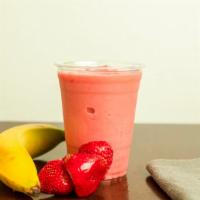 Grand Canyon · Strawberry juice, non fat yogurt, strawberries, bananas.